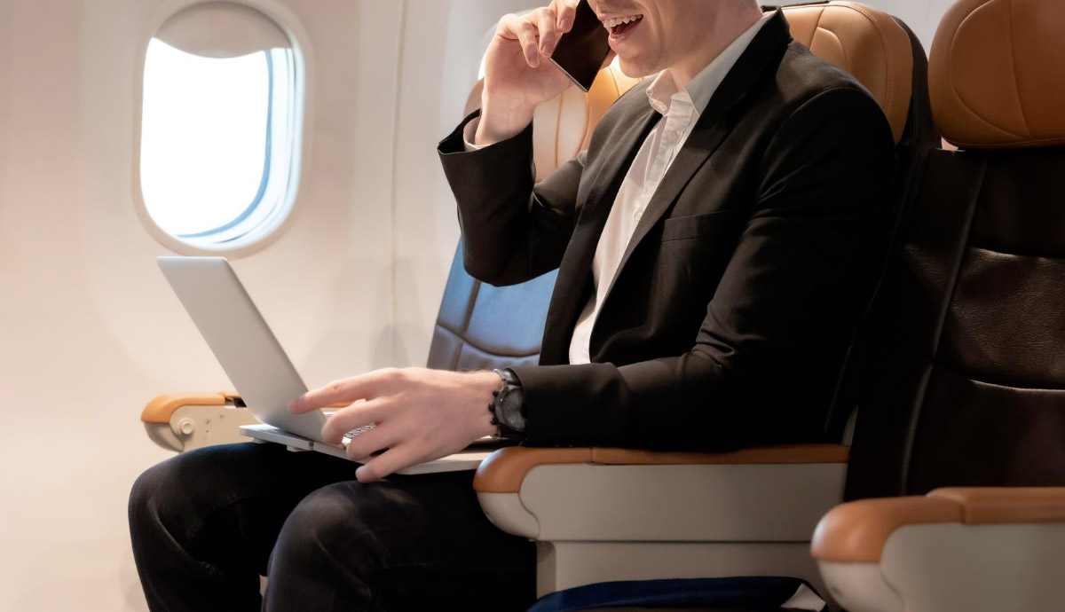 WiFi dans l’avion : comment ça marche ?