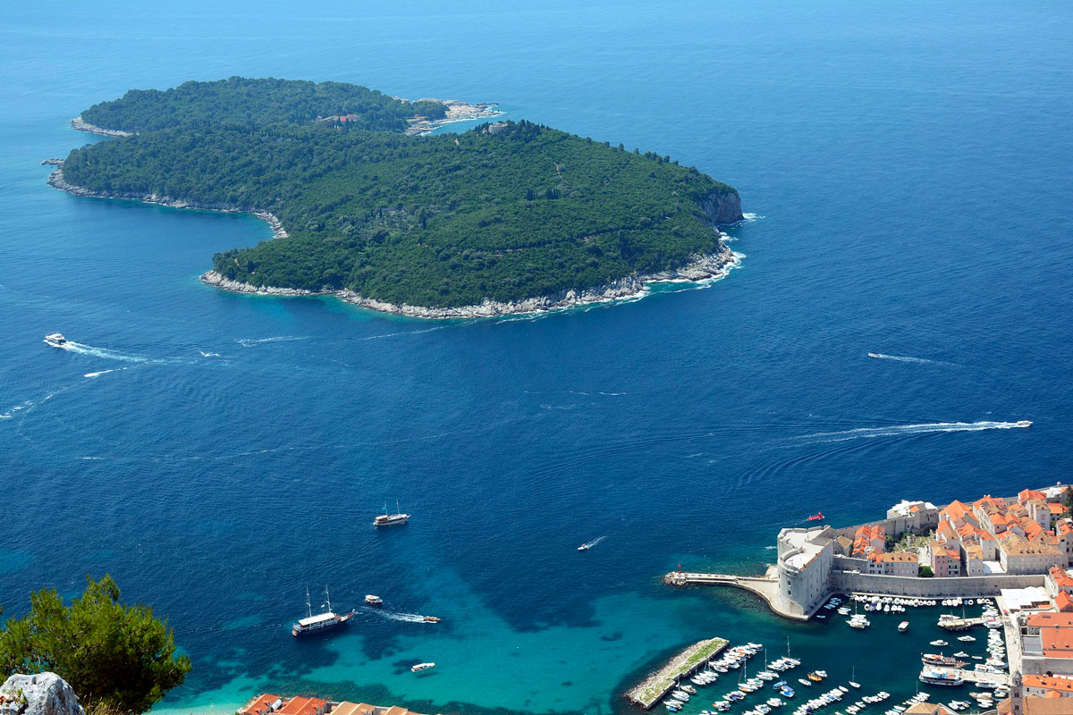 ile Lokrum à Dubrovnik - Croatie