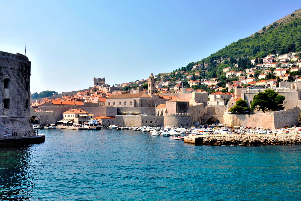 Port de Dubrovnik et forteresse