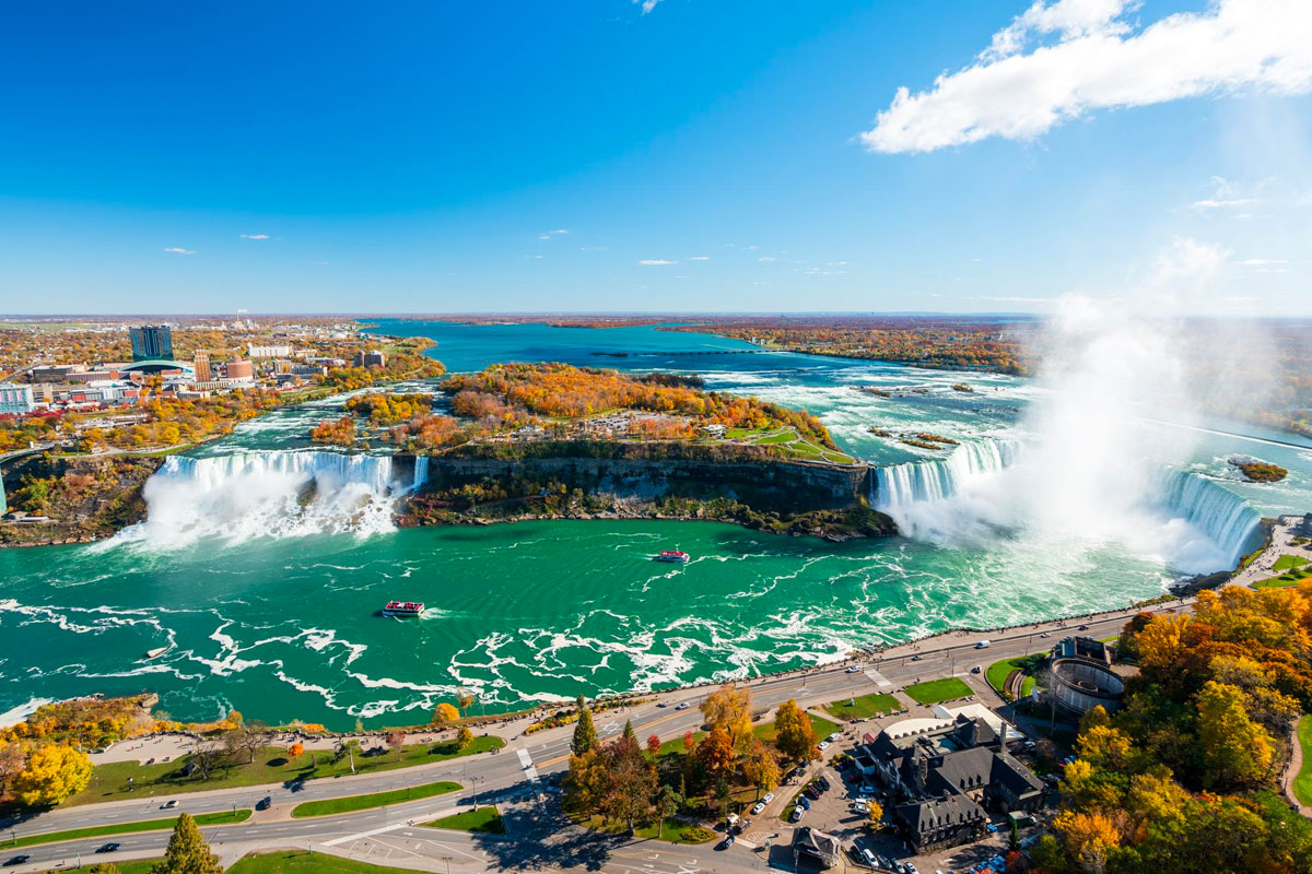 deux cotes chutes du Niagara