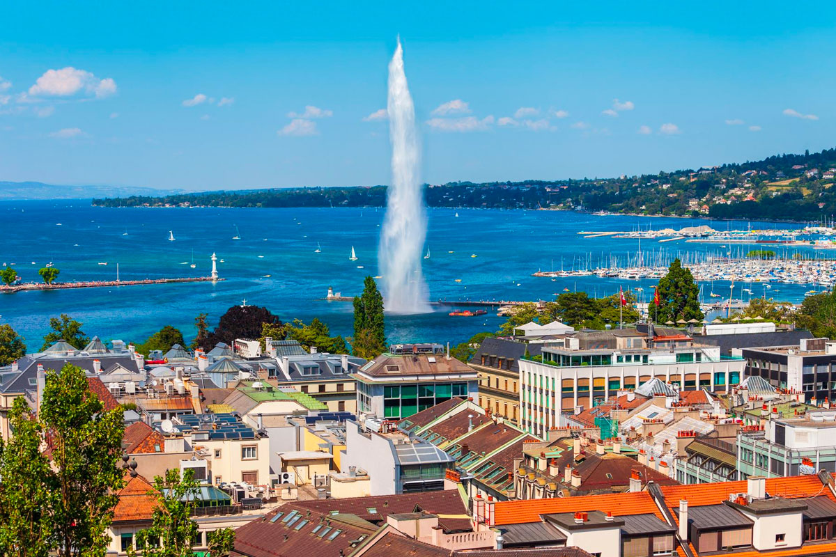 Jet d'eau à Genève