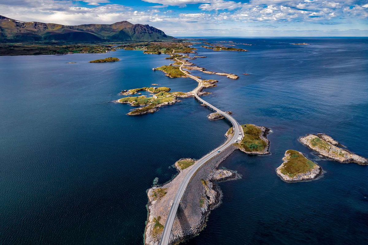 route de l'Atlantique en Norvège