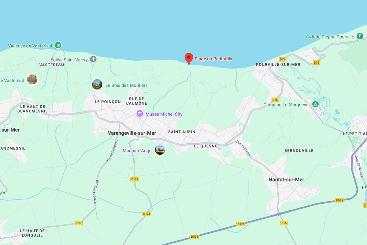 carte plage du petit-ailly