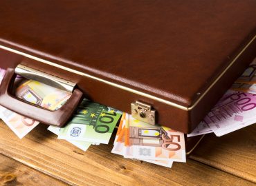valise avec billets euros