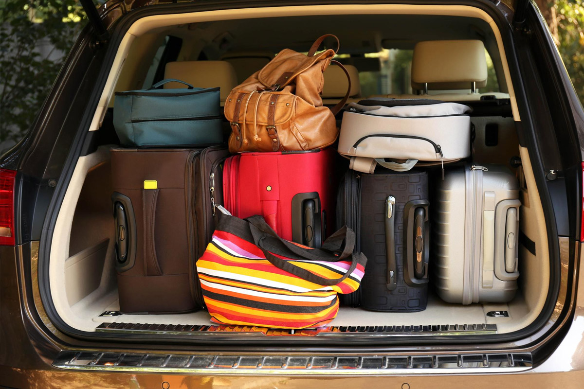 bagages coffre de voiture